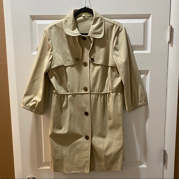 Gianni Bini Cream Coat Size: Large - Picture 3 of 13